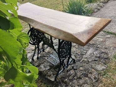 sofa za spavanje sa feder dusekom rs: Rustični etno sto SINGER visina stola 76 cm debljina daske 4 cm — 3