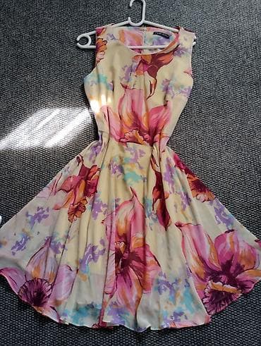 haljina pliš: Haljina bez rukava sa cvetnim printom – F&K by Fast Collection - — 3