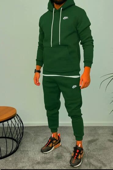 los angeles trenerka: Komplet, 2XL, Nike, bоја - Tamnoplava, Pamuk — 1