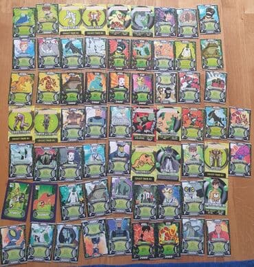 dvorac sator za devojcice: Ben 10 alien force karte . Cena za komad. 7 kom za 100 din — 1