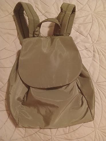 brojanica za bebe: Ruksak – maslinasto zeleni, lagan i prostran - Materijal: glatka — 2