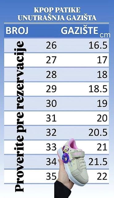 haljine luna 2023: KPOP dečje patike – bele sa ljubičastim detaljima i motivima - — 3