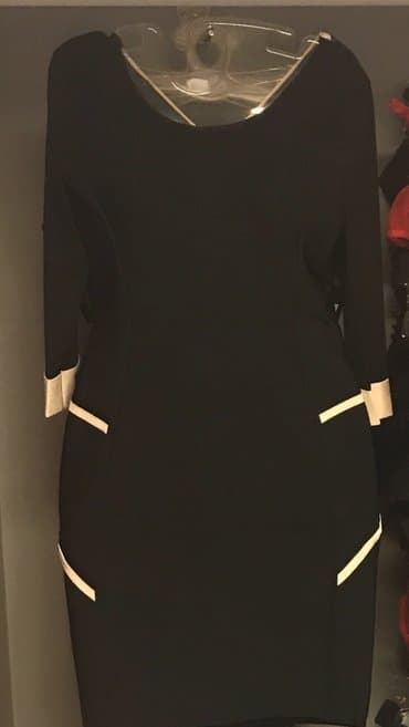 najlepse haljine za svecane prilike: M (EU 38), color - Black, Evening, Long sleeves — 3