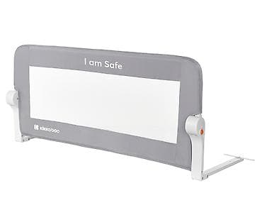 duseci za bracni krevet: KIKKA BOO Zaštitna ogradica za krevet I am Safe, 102 cm, siva (šifra — 2