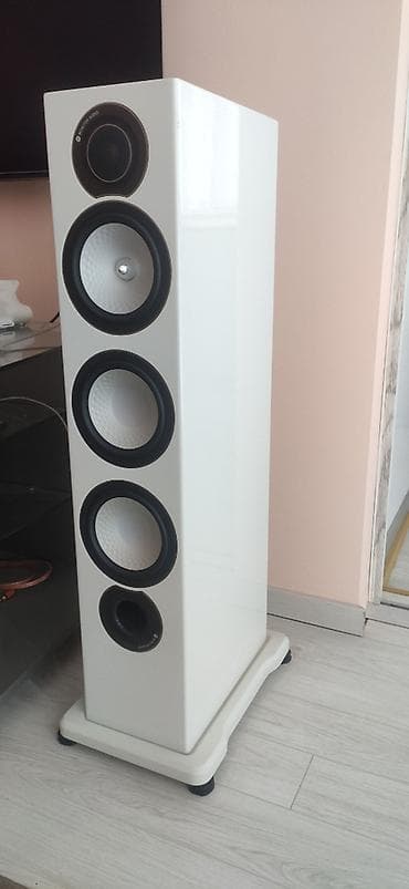 mrežice za zvučnike: Monitor Audio Silver RX8, bela klavir lak boja Drajveri, kabineti i — 1
