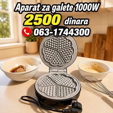 magnetne kuglice za djecu: Aparat za galete 1000W - Snaga: 1000 W za brzo zagrevanje i — 1
