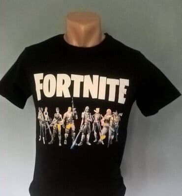 nike tech fleece crna gora: Fortnite, S, NOVO! Nenosena majica! Sirina ramena: 40cm Sirina grudi — 1