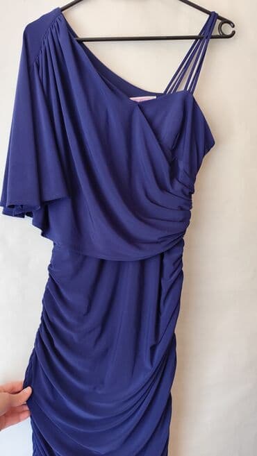 dugacke haljine: M (EU 38), color - Blue, Cocktail, Other sleeves — 1