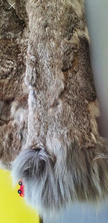 krzneni prsluk zara: S (EU 36), Sa postavom, bоја - Siva — 5