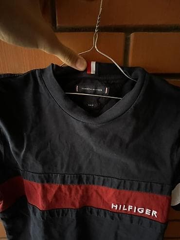farmerke original: Men's T-shirt Tommy Hilfiger, bоја - Tamnoplava — 2