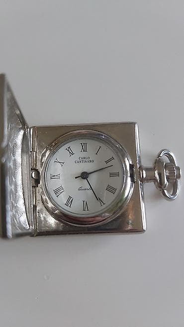 kombinezoni za svečane prilike: Džepni sat Carlo Cantinaro – kvadratni model sa poklopcem - Kućište — 2