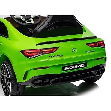 auto na akumulator polovni: Mercedes-Benz AMG CLA 45 – dečiji auto na akumulator, zeleni Šifra — 5