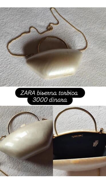 kopačke sa metalnim kramponima: Elegantna torbica, Zara, Materijal: Plastika — 1