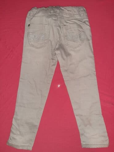 pantalone karirane: Farmerice za devojčice sa podesivim strukom 3-4 DC Kids — 2