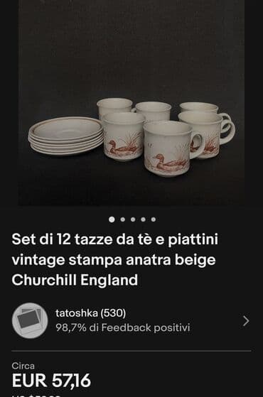 neobicne solje za kafu: Servis nov engleski Churchill za poslastice,kafu,caj iz 70ih. Servis — 2