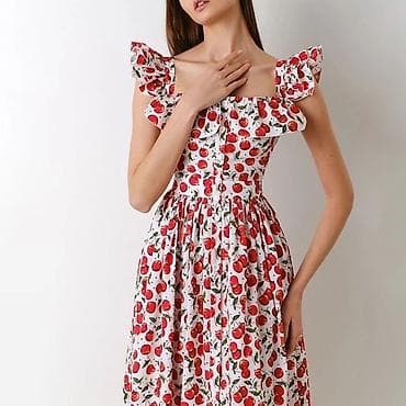 prologic odelo: ❤️Haljina na trešnje – midi dužina, romantičan kroj
✅2900 din — 4