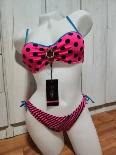 jednodelni push up kupaci: M (EU 38), color - Multicolored — 2