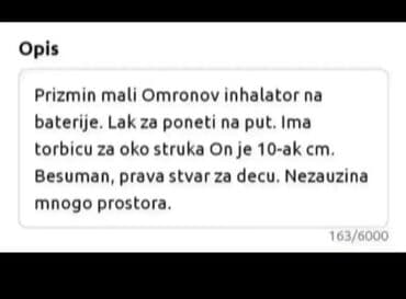 Walkers, crutches, walking sticks, rollators: Inhalator u super stanju — 2