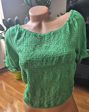 Zelena ženska bluza D-ZINE (model: MABIANA UNI, šifra Z70097) -