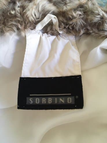 bele pantalone zara: Sorbino bela perjana jakna veličina l. Na kragni je pravo krzno koje — 4