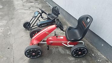 Dečija odeća: Dečiji pedali go-kartovi – 2 modela - Model 1: Crveni „Abarth” — 4