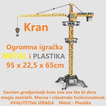 Cena 4400 din Veliki kran - majstor - gradi se visoka zgrada - gradi