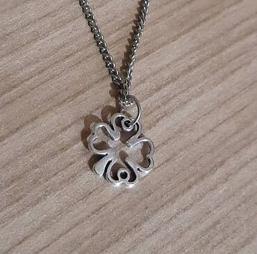 adidas samba srebrne: Pendant necklace, Material: Stainless steel — 8