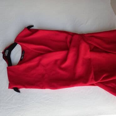 dugacke kosulje: Zara, XS (EU 34), Polyester, Single-colored, color - Red — 5