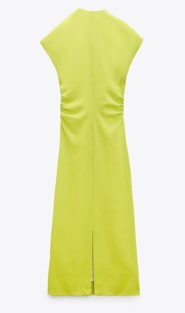 Women's Clothing: Zara M, color - Green, Cocktail, Short sleeves — 5