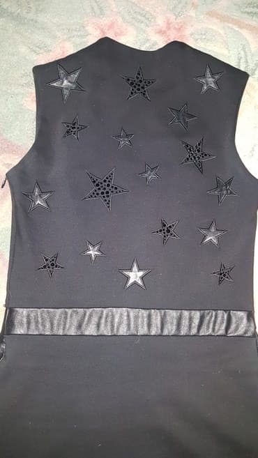 jaknice sa krznom: Philipp Plein S (EU 36), color - Black, Cocktail, Short sleeves — 6