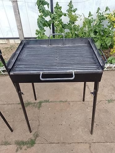 Mašine za čišćenje i održavanje: Roštilj na ćumur sa rešetkom od punog čelika - Pravougaoni plitki — 3