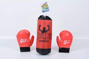 Set za boks Dimenzije 10 x 30 cm U setu se nalaze i rukavice Cena 1290 na lalafo.rs Set za boks Dimenzije 10 x 30 cm U setu se nalaze i rukavice Cena 1290