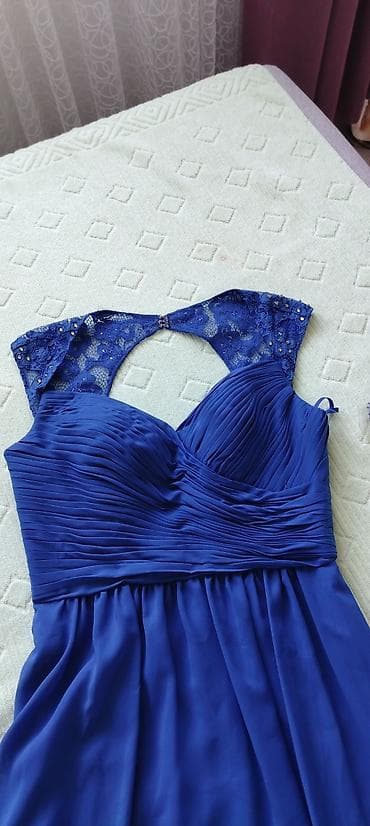 torba mona: Predivna royal blue svečana haljina, gornji deo je ojačan i može da — 3