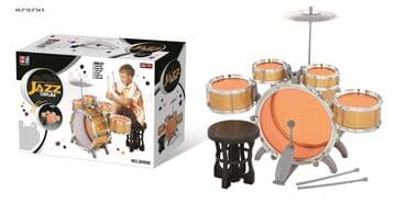 kupujemprodajem bubnjevi delovi i oprema: Bubnjevi sa stolicom 
3200 dinara — 1