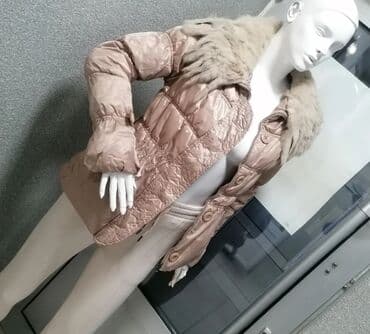 muške jakne sa krznom: M, Jednobojni, Sa postavom, Perje — 2