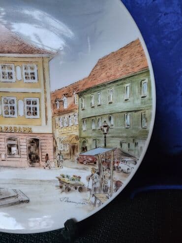 porcelanske solje za caj: Ukras za zid, bоја - Šareno, Novo — 5