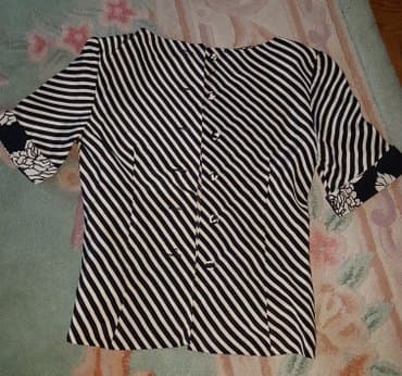 gerry weber nova kolekcija: Crno bela bluza kopca sw na ledjima. Potpuno nova!! Kratak rukav — 4