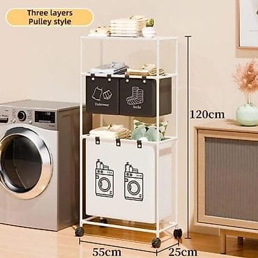 ikea odlaganje odece: Višenamenska polica za veš sa točkićima, dizajnirana za lakšu — 2