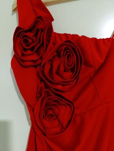 haljine c a: S (EU 36), color - Red, Evening, With the straps — 2