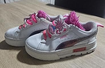 kappa patike sport vision: Dečije patike Puma Veličina: EU 29 Boja: bela sa ružičastim detaljima — 2