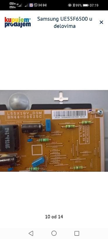 sony playstation 4 slim video game console: Samsung UE55F6500 – delovi Raspoloživi originalni delovi sa TV-a — 10