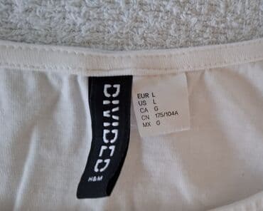 hermes torbe cena: M (EU 38), Cotton, Floral, Single-colored, color - White — 5