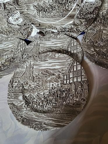 Muzički instrumenti: Engleski servis za poslastice Staffordshire iz 70ih. Engleski servis — 3