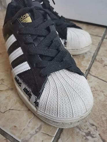 Rubber boots: Original Adidas Superstar kozne patike br 38-23,5cm unutrasnje — 8