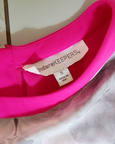 lepršava svečana haljina: S (EU 36), bоја - Roze, Oversize, Kratkih rukava — 2