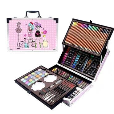 lidl poklon paketi za bebe: KOFER SA BOJICAMA FANTASTIČAN SET ZA MALE UMETNIKE 4200 dinara Opis — 1