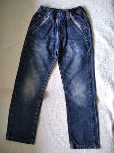 kaliopi deca: Farmerke za decake Velicina 8 god 122-128 cm Cist pamuk kao nove Cena — 1