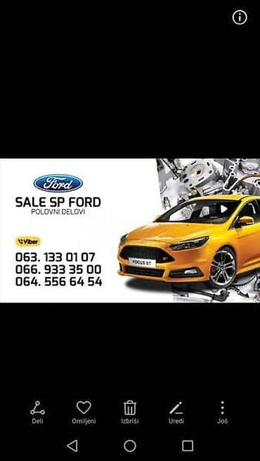 shiny car stuff cena srbija: KOCIONI CILINDRI ZA FORD FIESTA, FOCUS, FUSION . | Kocioni — 3