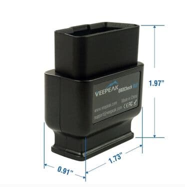 univerzalna dijagnostika: Veepeak OBDCheck BLE OBD2 Bluetooth 4.0 za iOS i Android Auto — 5
