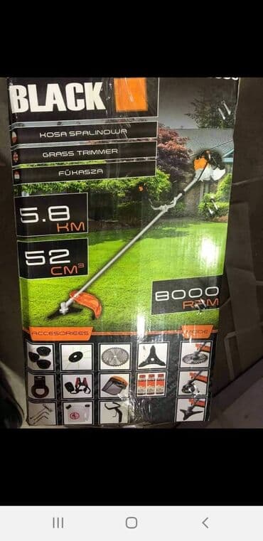 motorna testera mustang: Ovo je trimer sa najjacom opremom i najjacom snagom. Sadrzi — 3